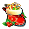 santas slay christmas stocking symbol