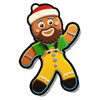 santas slay gingerbread man symbol