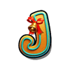 santas slay letter j symbol
