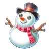 santas sleigh workshop snowman symbol
