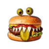 satans kitchen burger symbol