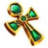 scarab rising megaways emerald ankh symbol