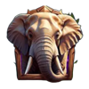 serengeti sunrise hold and earn elephant symbol