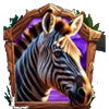 serengeti sunrise hold and earn zebra symbol
