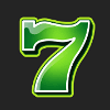 seven classic slot green 7 symbol
