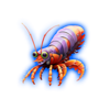 shark hunter shrimp symbol