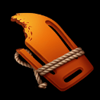 shark shore swimming board symbol