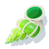shells and swells green shell symbol