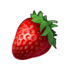shining diamonds strawberry symbol