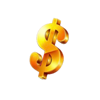 shining royal 5 dollar symbol