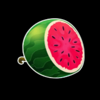 shiny fruity 10 lines super stacked watermelon symbol