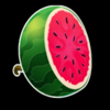 shiny fruity seven 5 lines watermelon symbol