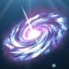 shooting stars black hole symbol