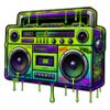 showtime doggg pappi let the dogs woofff boombox symbol