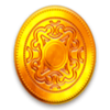 silk road riches gold coin symbol