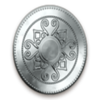 silk road riches silver coin symbol