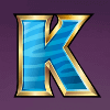 silver pride k letter symbol