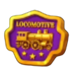sky rail riches locomotive badge symbol