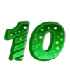 slam dunk contest 10 symbol