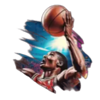 slam dunk contest player 1 symbol