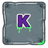 slime bonanza k symbol
