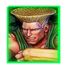 slot fighter blonde green symbol