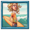 snack attack megaways surfer symbol