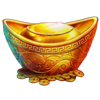 snake spirit gold gold ingot symbol