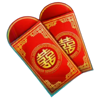 snake spirit gold red envelopes symbol