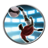 soccer shootout scissor symbol