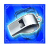 soccer star frenzy wistle symbol