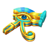 solar god eye of horus symbol