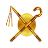 solar god scepter symbol