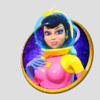 space blast woman symbol