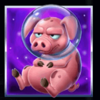 space cows to the moon pig symbol