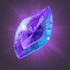 space rocks purple symbol