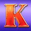 sparkling roses k symbol