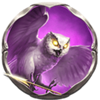 spear of athena glowing owl symbol