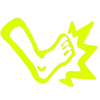 spin fighters kick symbol