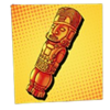 spin jones and the golden idol statue symbol