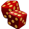 spin queen hold and earn progressive jackpots red dice symbol