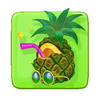 spinions beach party pineapple symbol