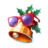 spinions xmas party bell symbol