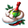 spinions xmas party bottle symbol
