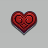 spirit of mustang red heart symbol