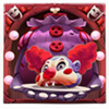 spooky circus clown symbol