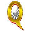 spooky halloween q symbol