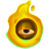 spooky spooky fire eye yellow symbol