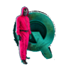 squid game red light green light q symbol