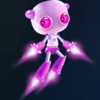 star crystals pink robot symbol